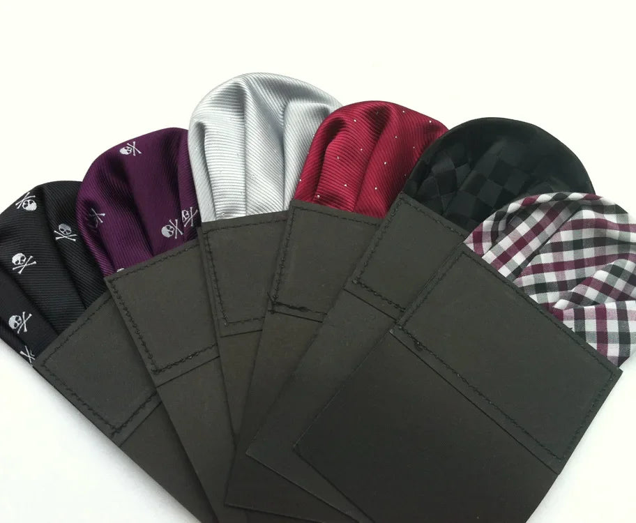 Lenço de Bolso Pré-Dobrado para Homem