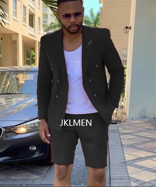 Fato Masculino com Blazer e Calções