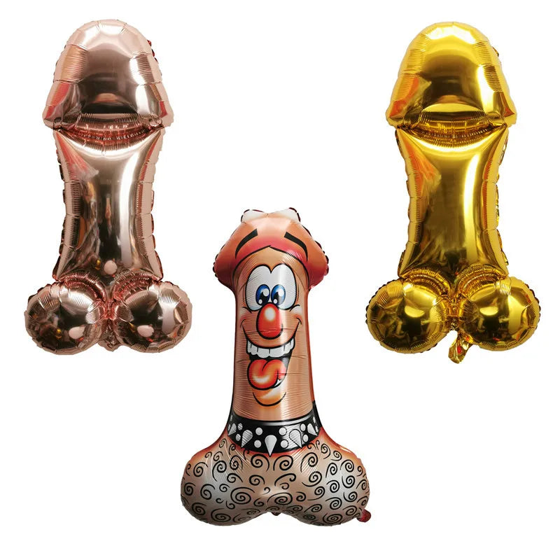 Kit de Decoração Divertido para Despedida de Solteira – Balão, Toppers, Palhinhas e Confettis