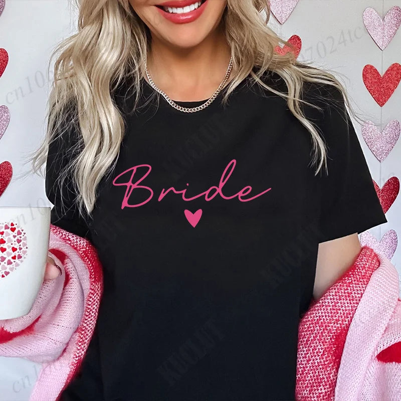 T-Shirt "Team Bride" para Mulher – Despedida de Solteira e Bridal Shower
