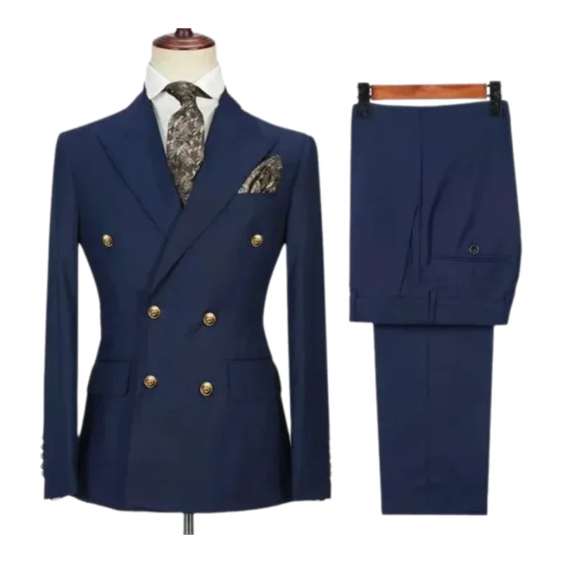 Fato Azul-Marinho de 2 Peças para Homem
