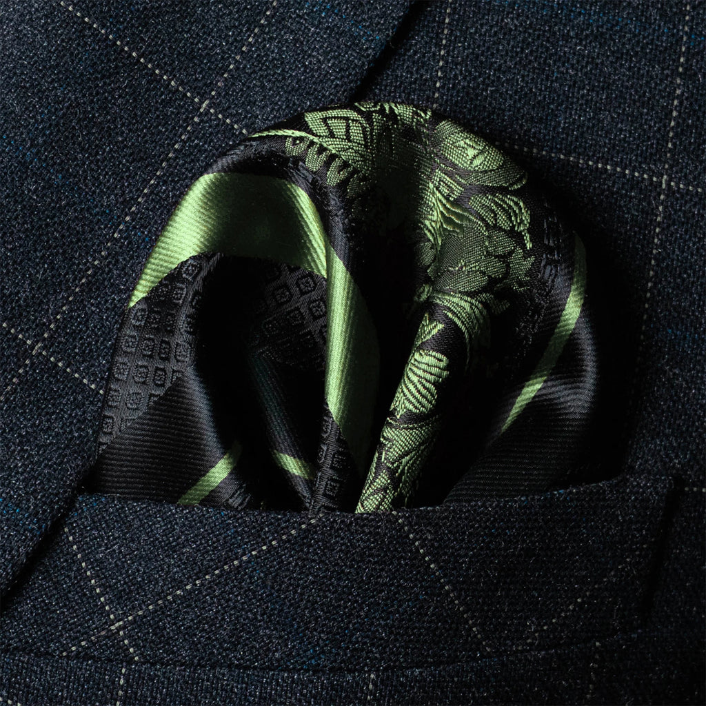 Conjunto de Gravata Floral para Homem