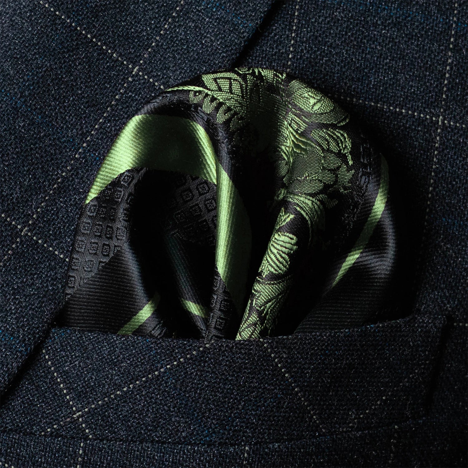 Conjunto de Gravata Floral para Homem