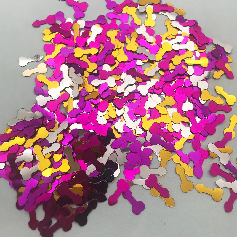 Kit de Decoração Divertido para Despedida de Solteira – Balão, Toppers, Palhinhas e Confettis