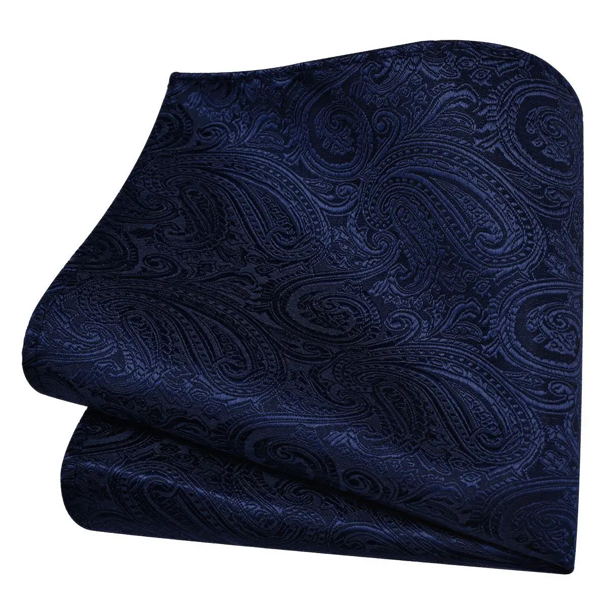 Lenço de Bolso Paisley em Seda