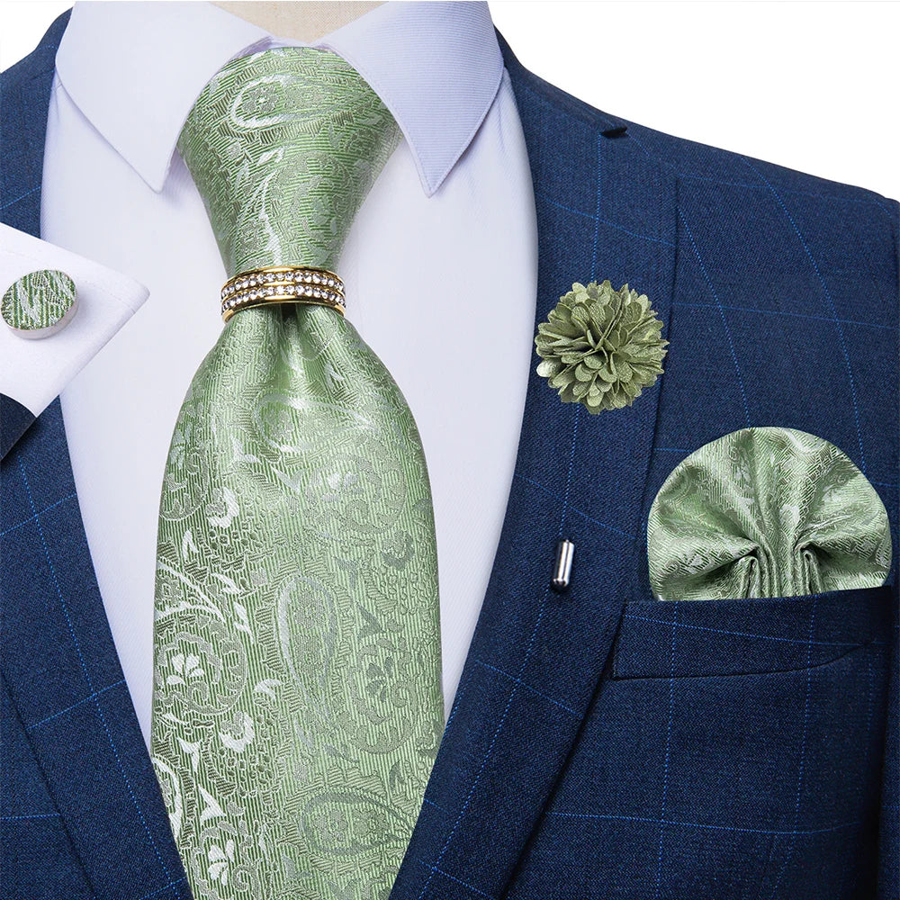 Conjunto Premium de Gravata Floral para Homem