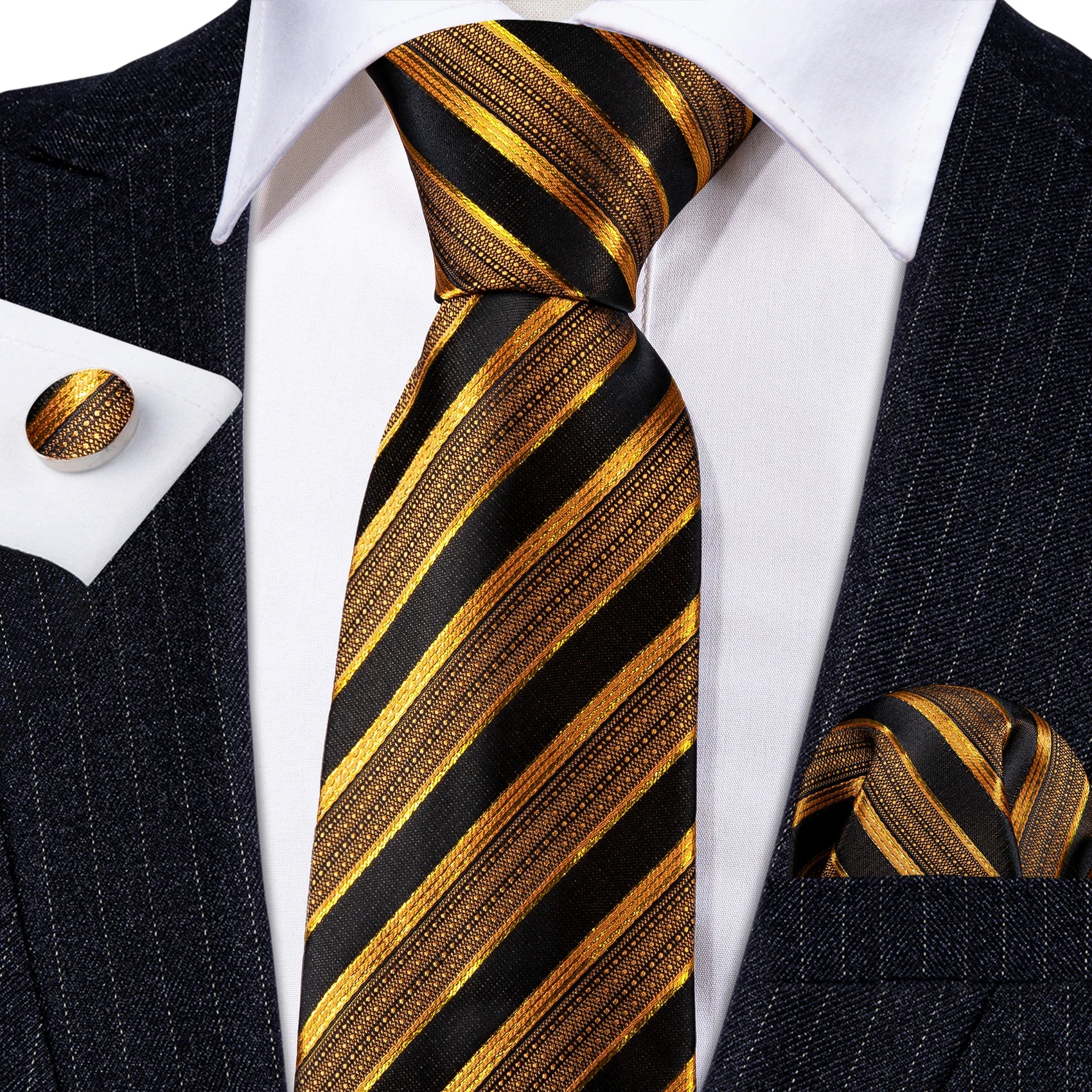 Conjunto de Gravata Jacquard Premium