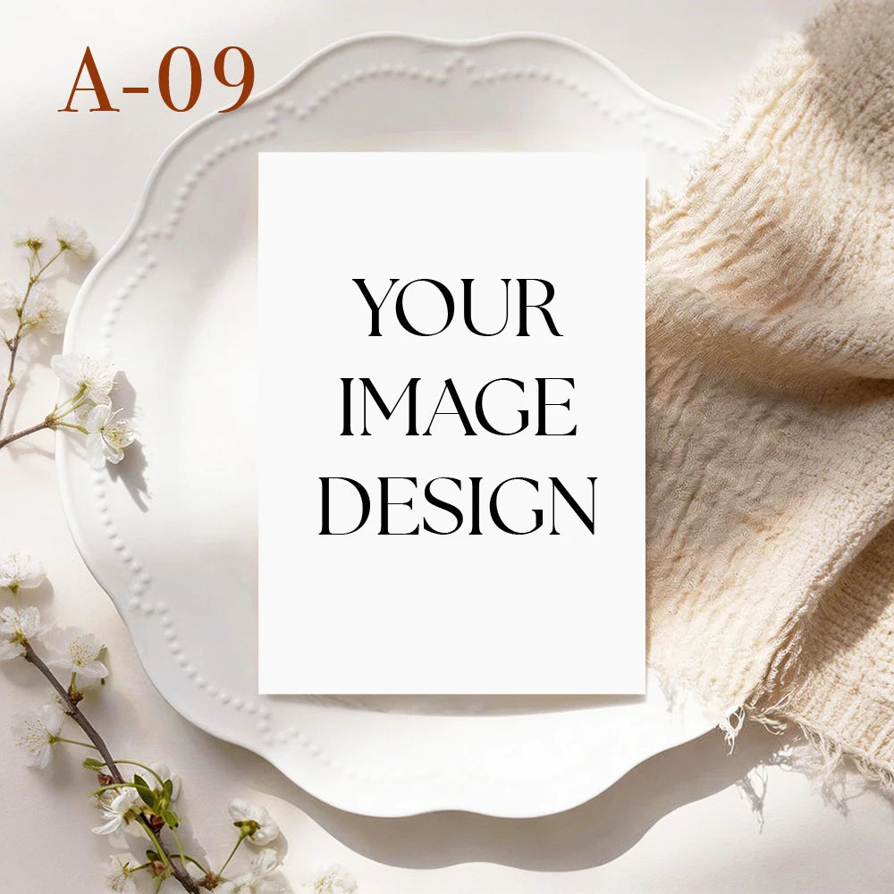 Convites de Casamento Personalizados Floral – 10 a 50 Unidades | Save the Date Premium