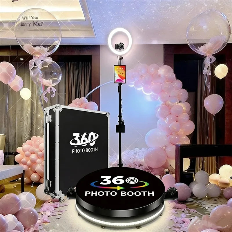 Plataforma 360° para Vídeos – Photo Booth para Casamentos e Eventos
