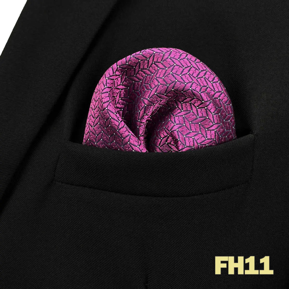 Lenço de Bolso Jacquard para Homem
