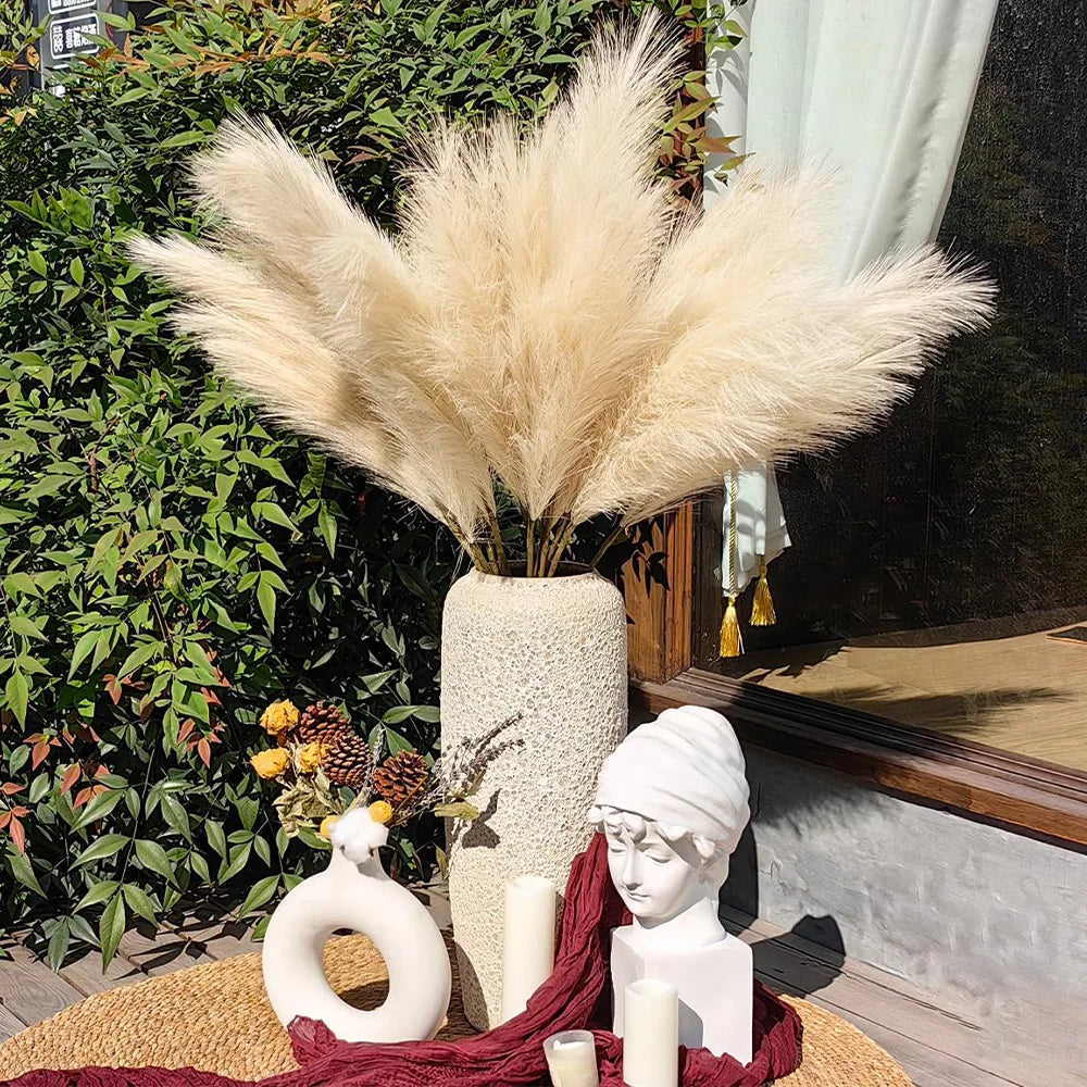 Erva-das-Pampas Artificial 97 cm – Decoração Boho para Casamentos e Interiores