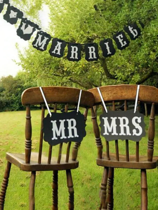 Acessórios de Papel MR & MRS para Fotografias – Conjunto de 2 Peças