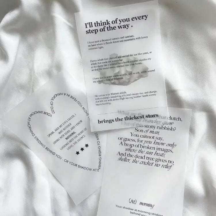 Convites e Cartões em Papel Vellum Translúcido Personalizados