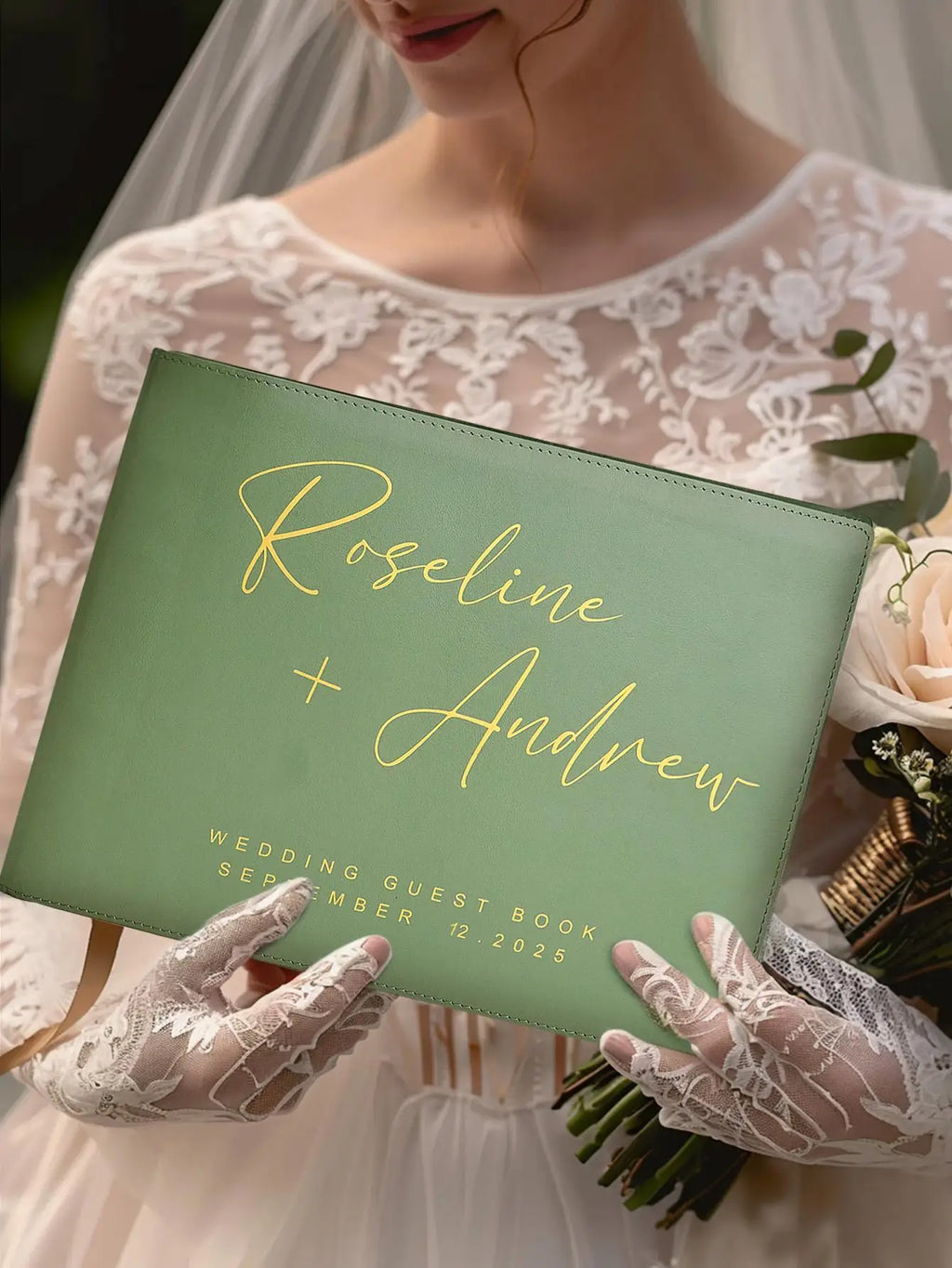 Livro de Honra Personalizado Moderno | Capa Colorida com Nome e Data