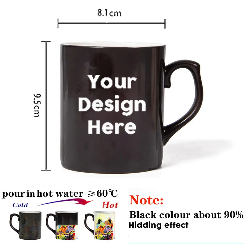 Caneca Mágica Personalizada que Muda de Cor