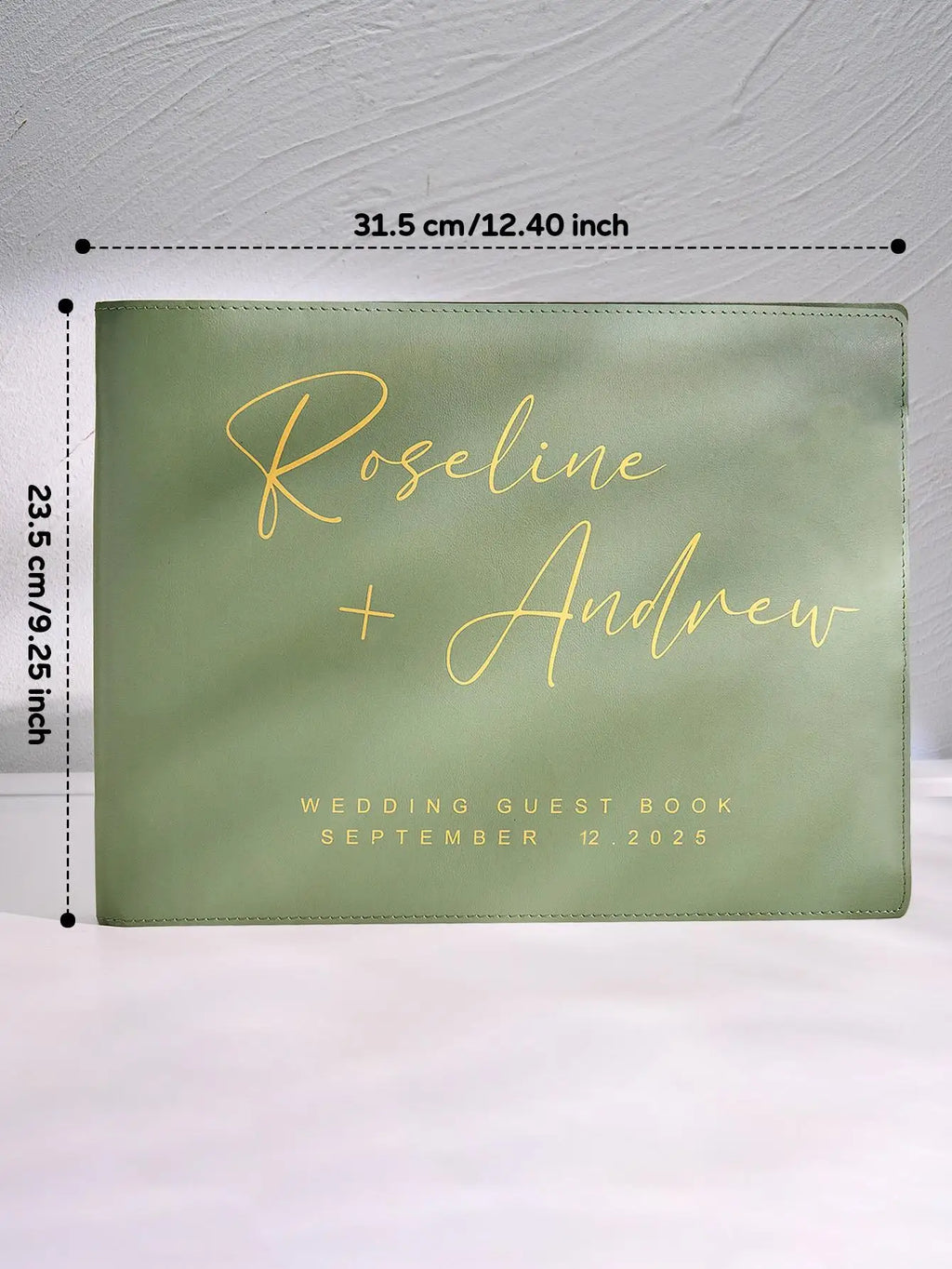 Livro de Honra Personalizado Moderno | Capa Colorida com Nome e Data