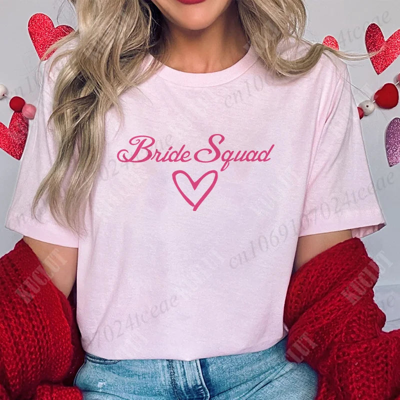 T-Shirt "Team Bride" para Mulher – Despedida de Solteira e Bridal Shower