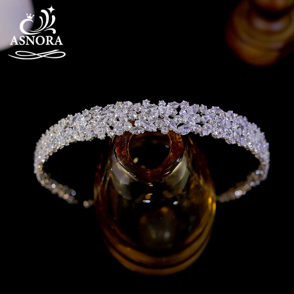 Tiara de Noiva Luxo com Zircónias