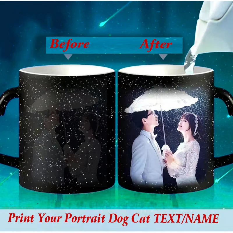 Caneca Mágica Personalizada que Muda de Cor