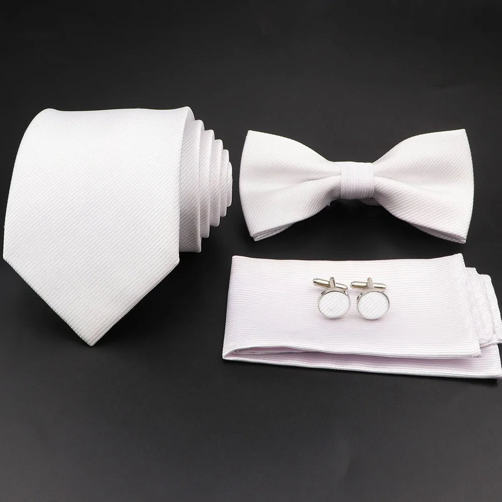 Conjunto Premium de Gravata e Laço para Homem