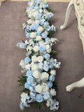 Arranjo Floral Artificial Luxo 2 m – Rosas em Seda para Mesas, Arcos e Casamentos