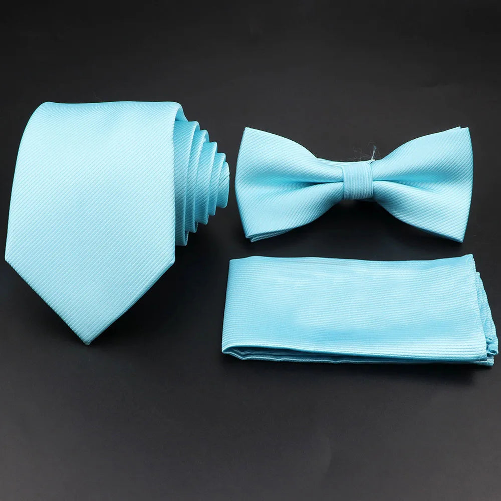 Conjunto Premium de Gravata e Laço para Homem