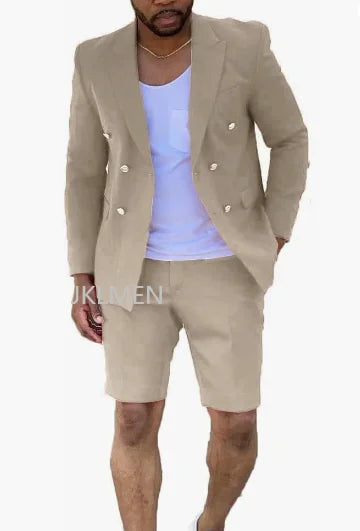 Fato Masculino com Blazer e Calções