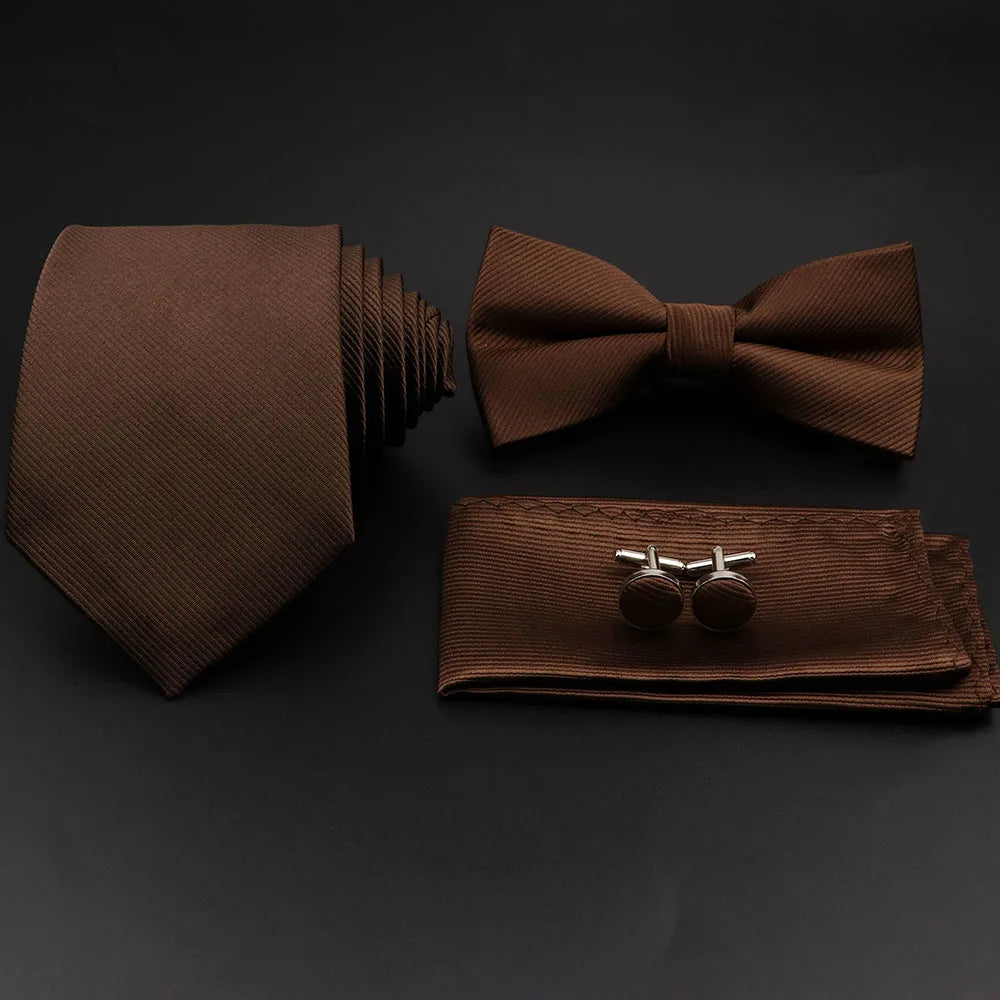 Conjunto Premium de Gravata e Laço para Homem