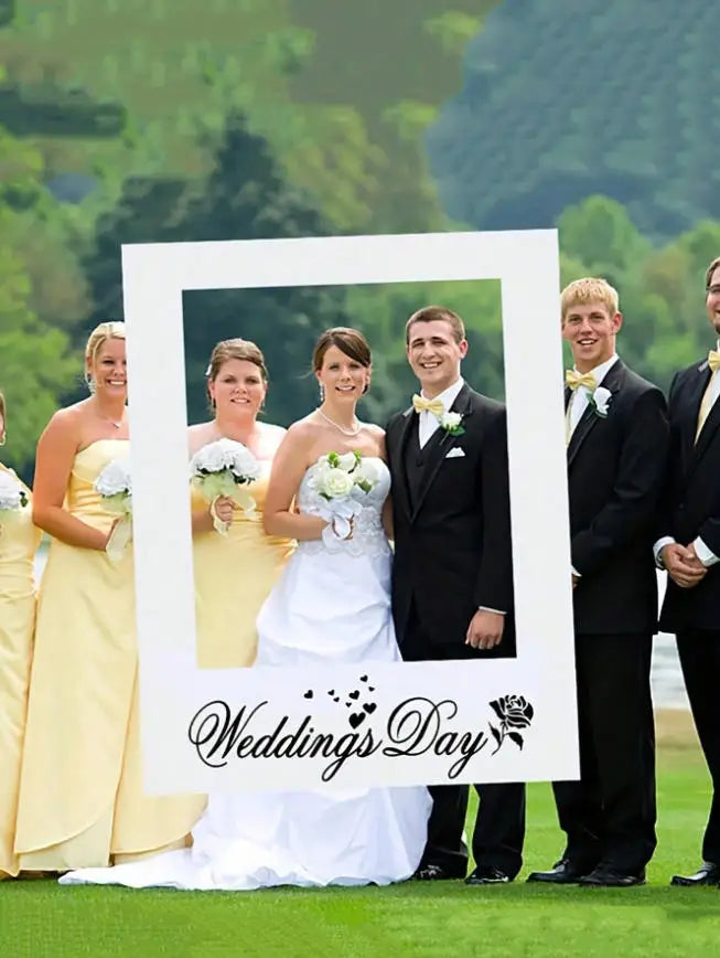 Moldura para Fotografias de Casamento – Acessório Romântico para Noivos