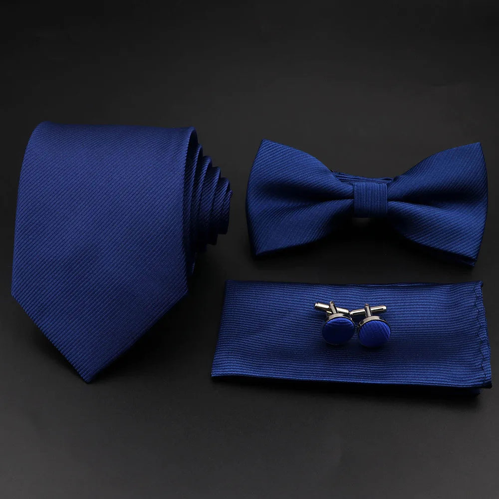 Conjunto Premium de Gravata e Laço para Homem