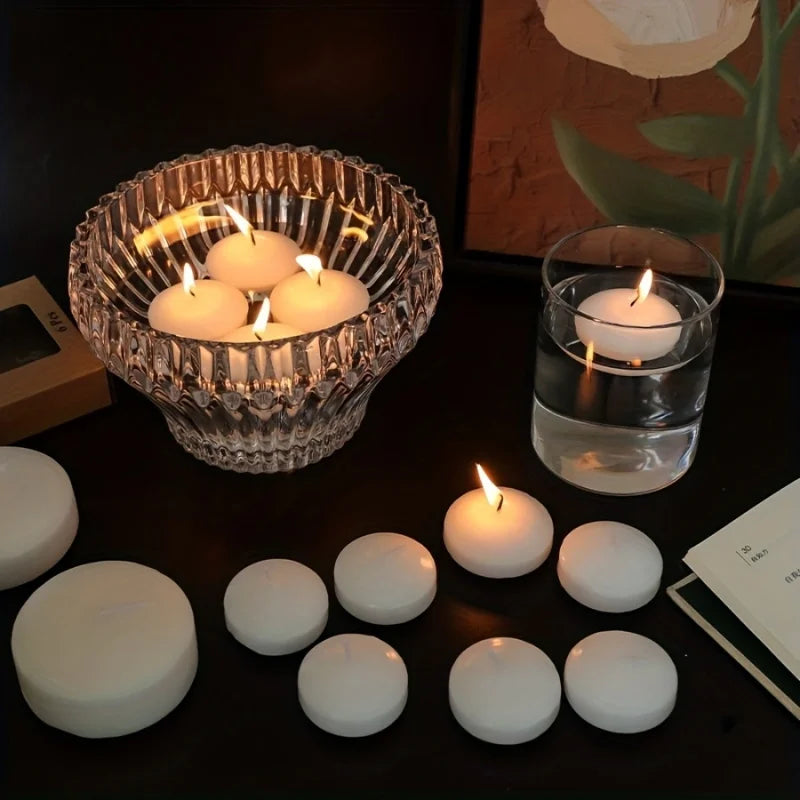Velas Flutuantes Decorativas — Kit com 8 Unidades