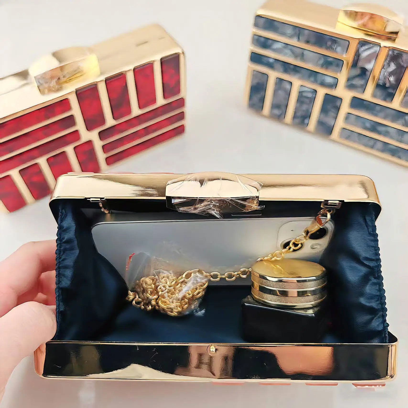 Clutch Acrílica Elegance