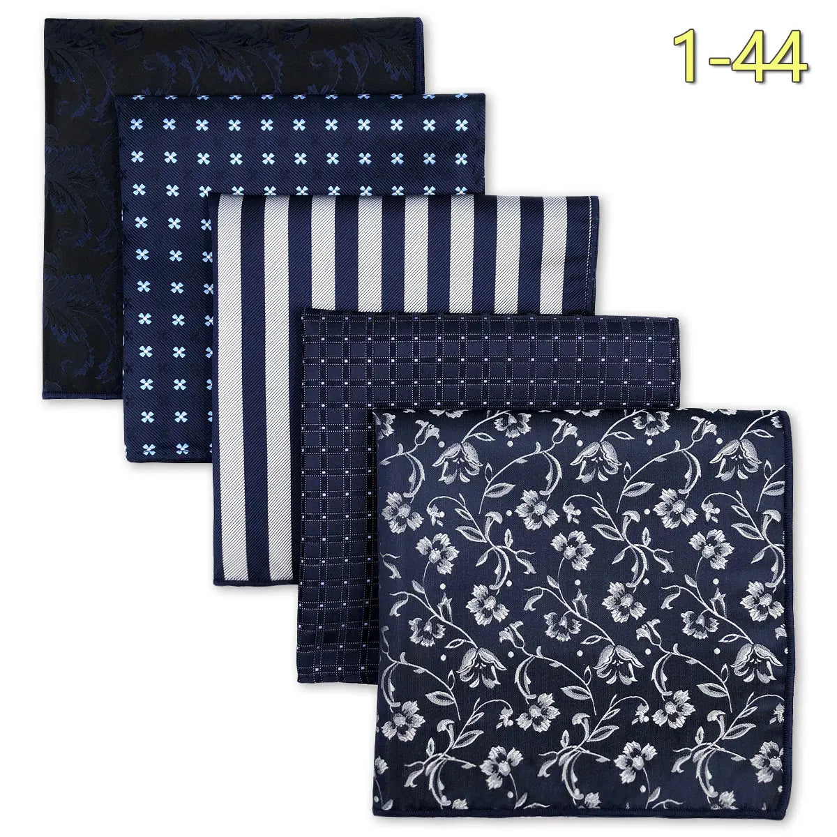 Conjunto de 5 Lenços de Bolso para Homem