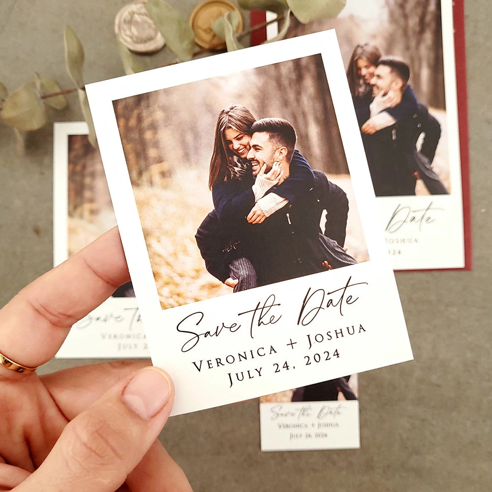 Convites de Casamento Personalizados com Fotografia