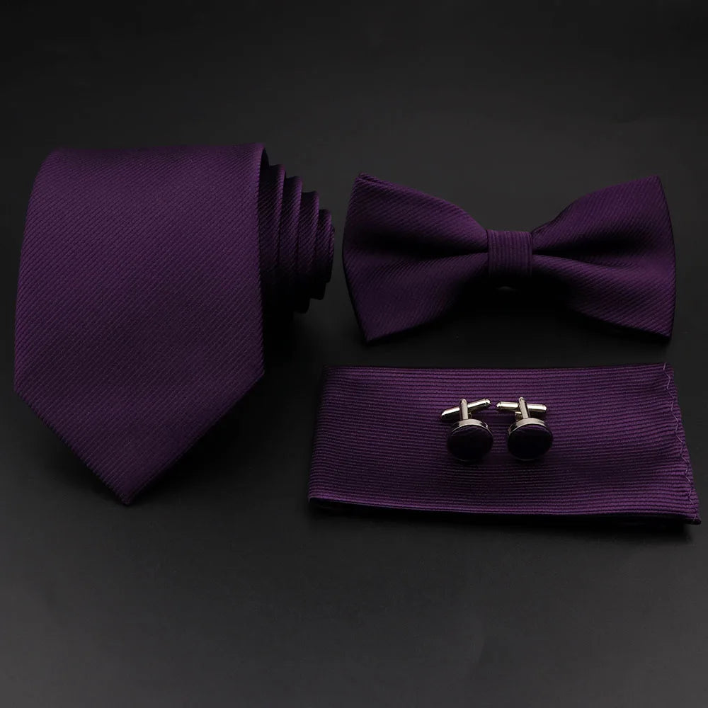 Conjunto Premium de Gravata e Laço para Homem