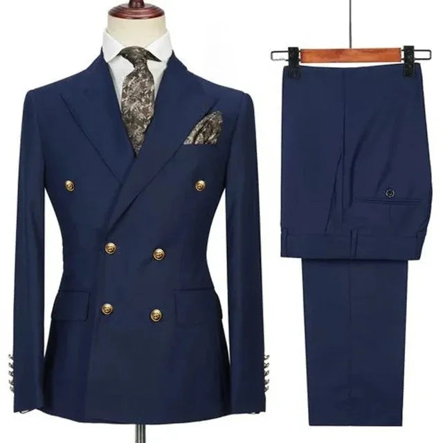 Fato Azul-Marinho de 2 Peças para Homem