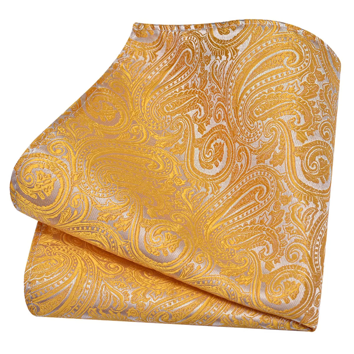 Lenço de Bolso Paisley em Seda