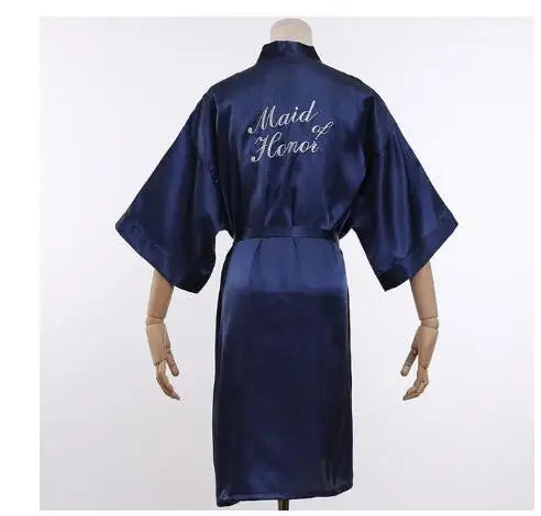 Robe de Cetim para Noiva com Bordado