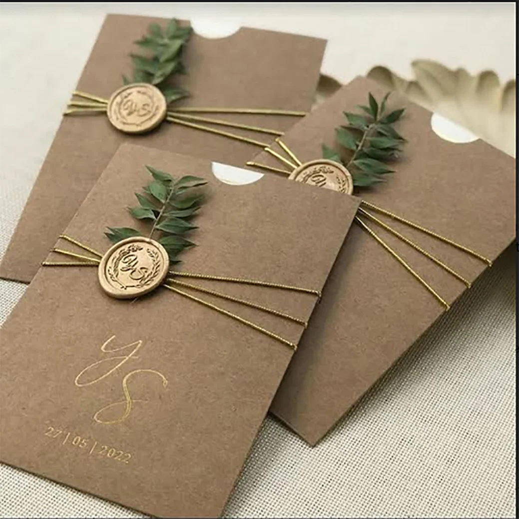 Envelopes Personalizados para Convites de Casamento