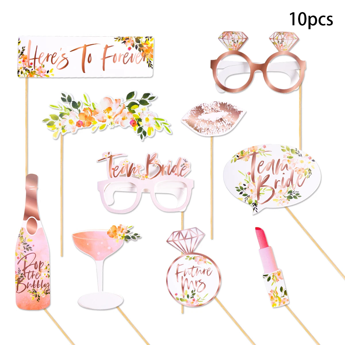 Acessórios Divertidos para Fotografias – Despedida de Solteira e Bridal Shower