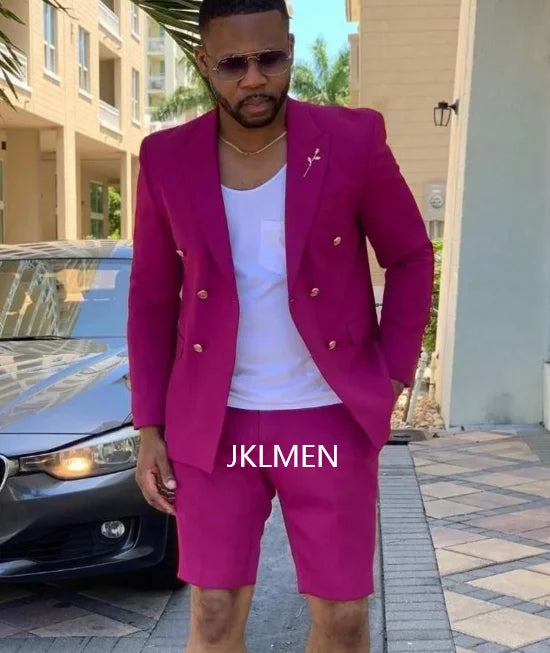 Fato Masculino com Blazer e Calções