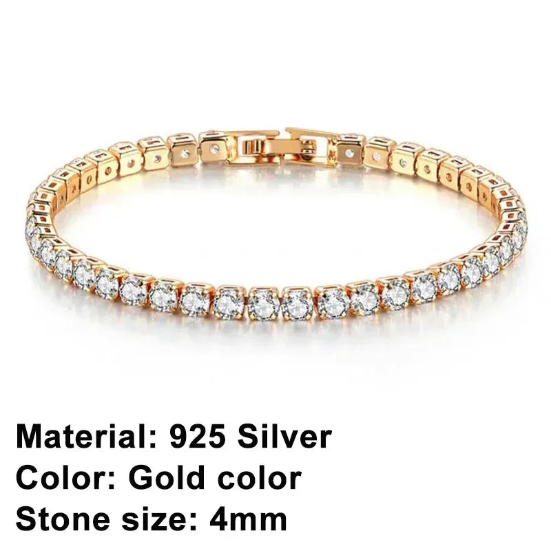 Pulseira em Prata de Lei 925 com Zircónia