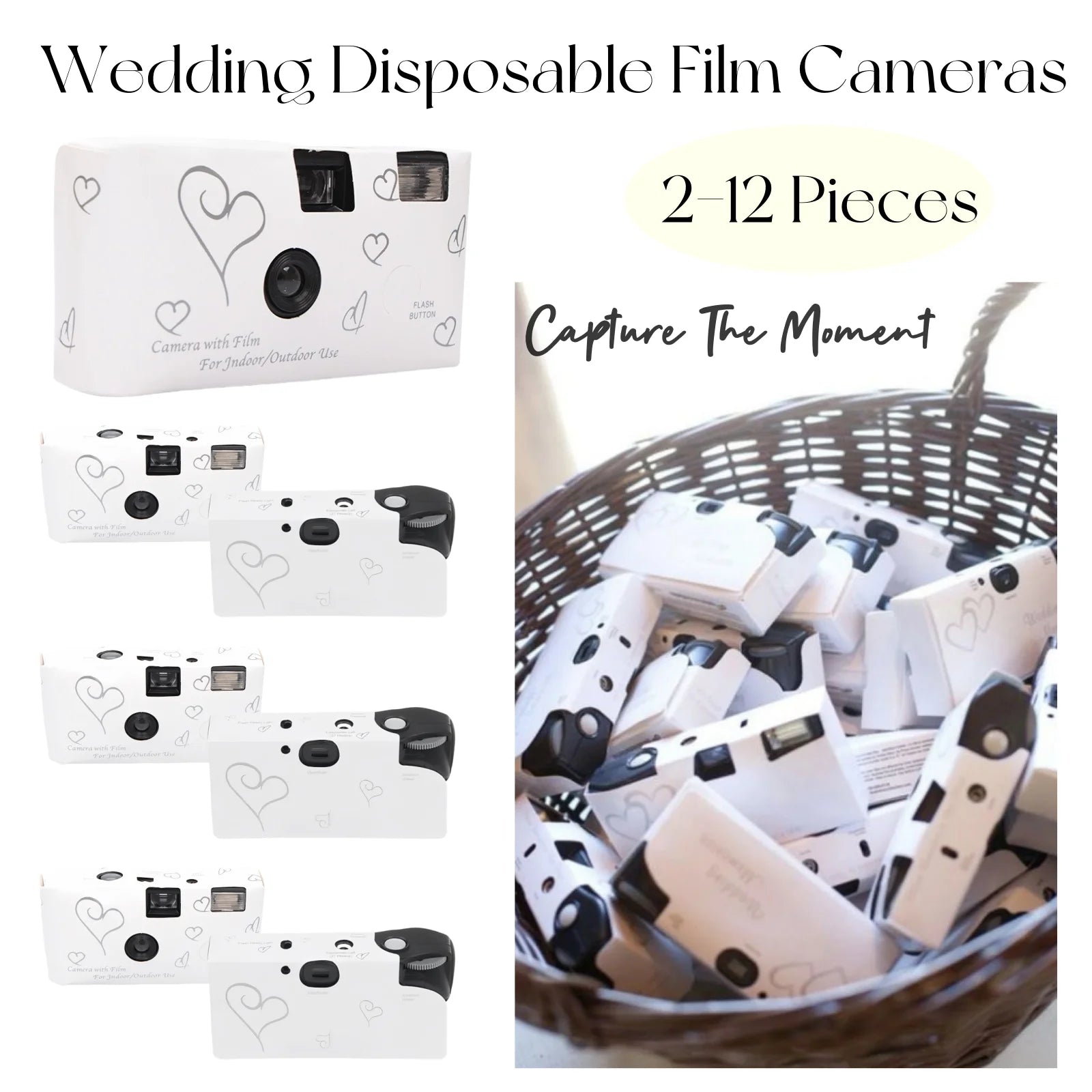 Câmara Descartável para Casamentos – Filme 35 mm com Flash