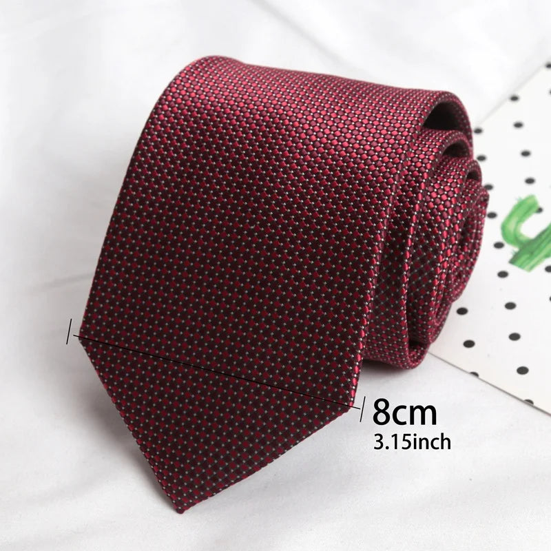Gravata Jacquard Premium Bordeaux