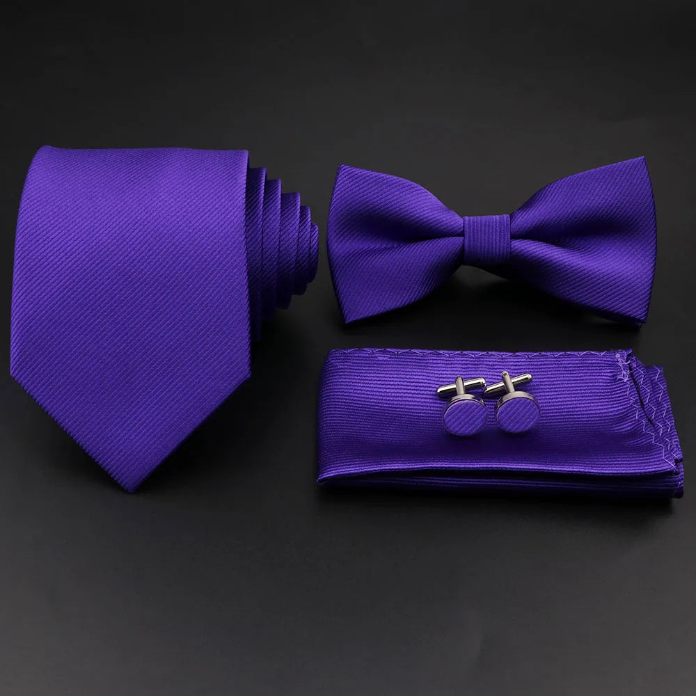 Conjunto Premium de Gravata e Laço para Homem