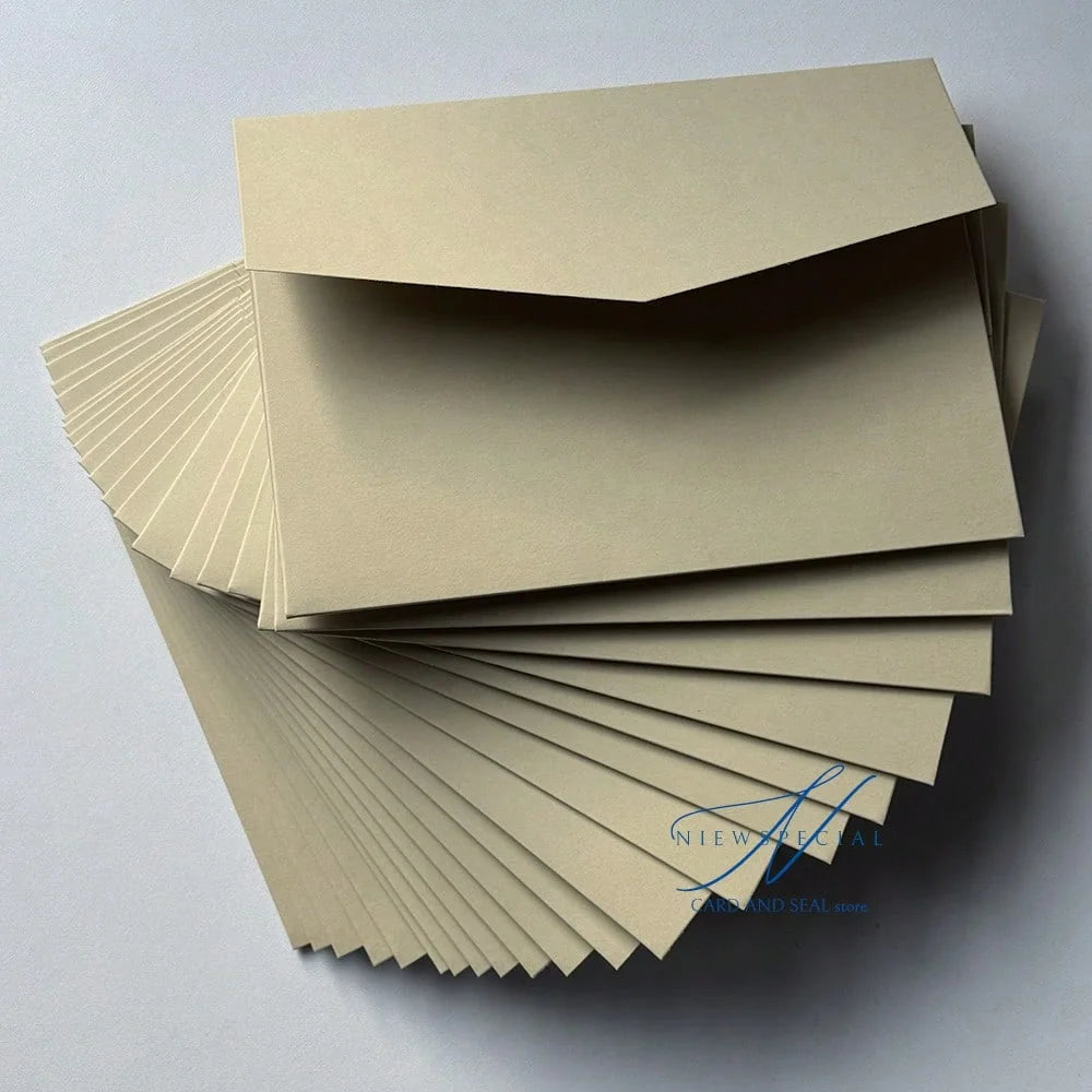 Convites Pocketfold DIY Verde Sálvia – 20 ou 25 Unidades | Personalize o Convite Perfeito