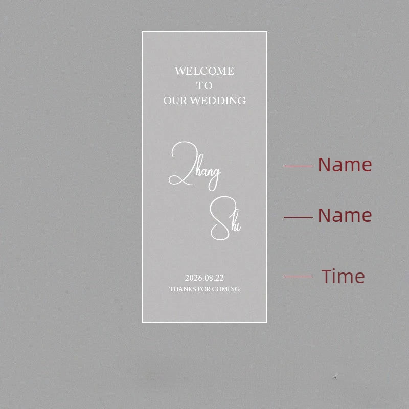 Placa de Boas-Vindas em Tecido com Renda Personalizada – Banner Elegante para Casamento