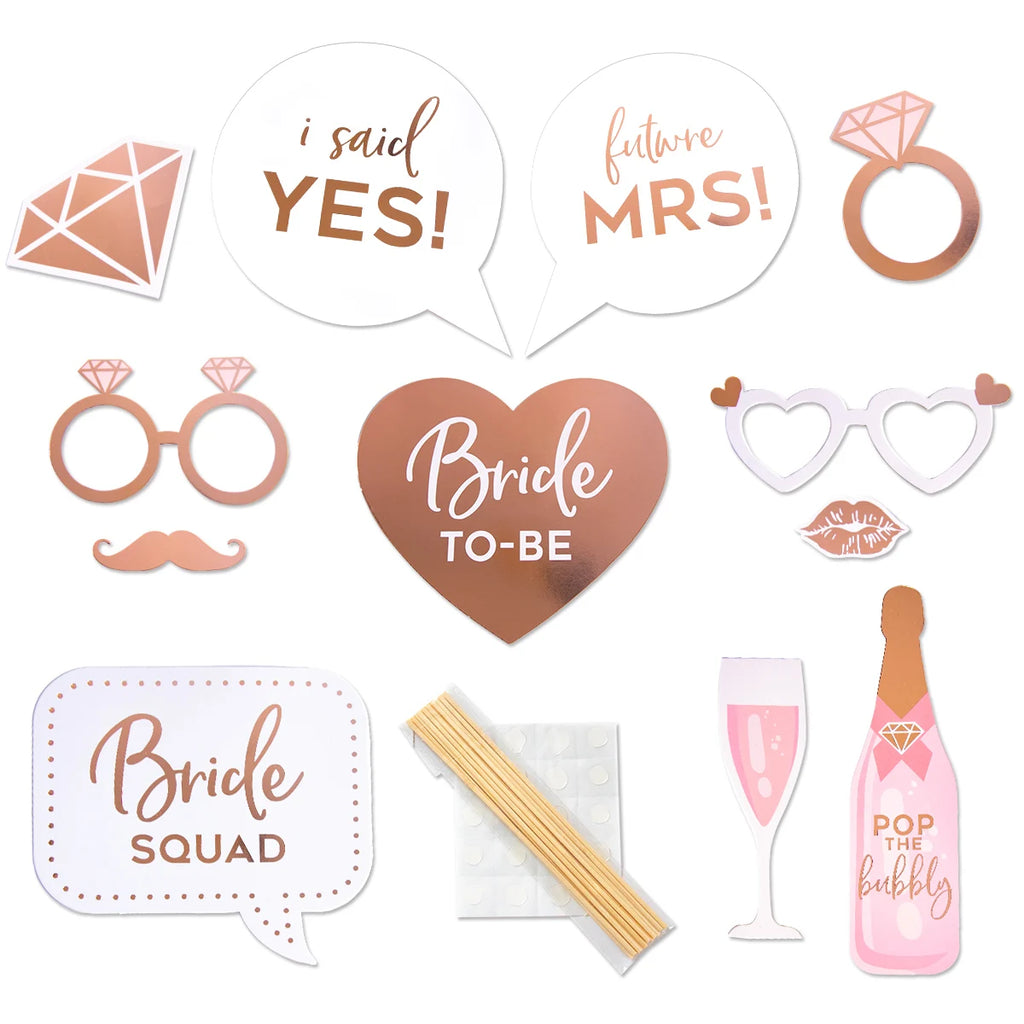 Acessórios Divertidos para Fotografias – Despedida de Solteira e Bridal Shower
