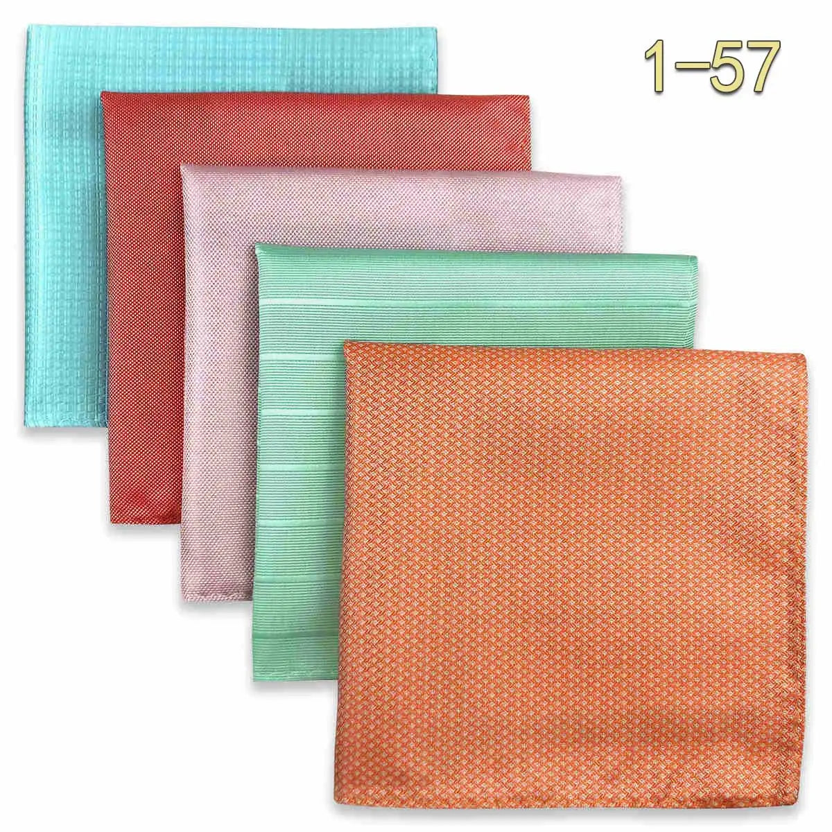 Conjunto de 5 Lenços de Bolso para Homem