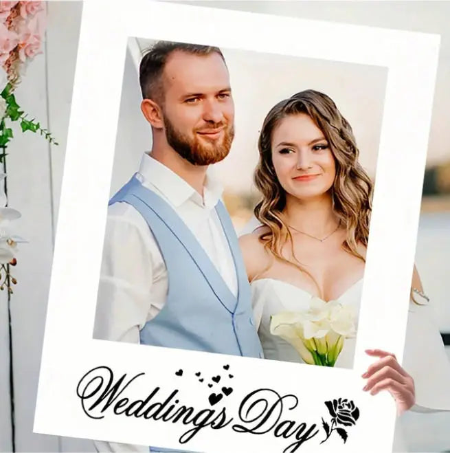 Moldura para Fotografias de Casamento – Acessório Romântico para Noivos